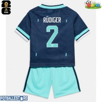 Tyskland Antonio Rudiger #2 Bortedraktsett Barn VM 2026 Kortermet (+ Korte bukser)